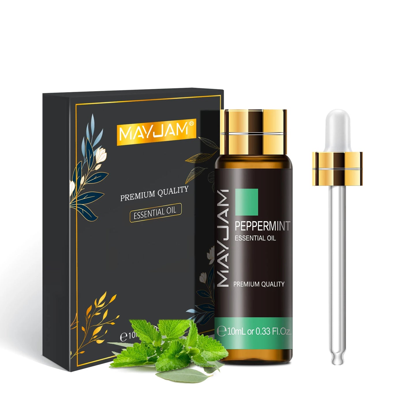 MAYJAM 10ml Pure Essential Oil Lavender Eucalyptus Vanilla Sandalwood Jasmine Bergamot Lemongrass Cinnamon Grapefruit 1pc - NamafadStore