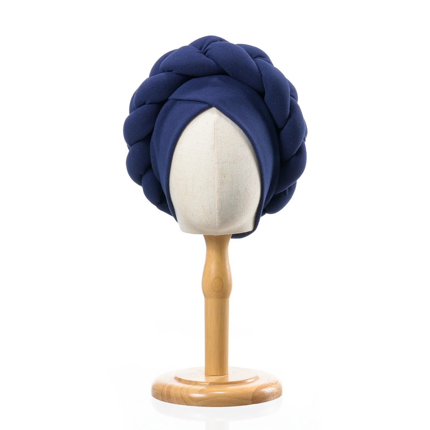 2024 New Exaggerated Braids Turban Cap for Women African Wedding Party Headwear Hats Bonnets Headband Hat Hijab Cap - NamafadStore