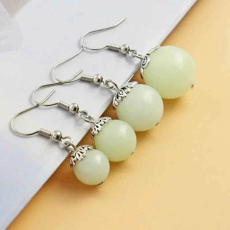 Fashion Luminous Earrings Pearl Dangle Drop Earrings Classic Glow In The Dark Earrings Halloween Jewelry Gift for Women Girl