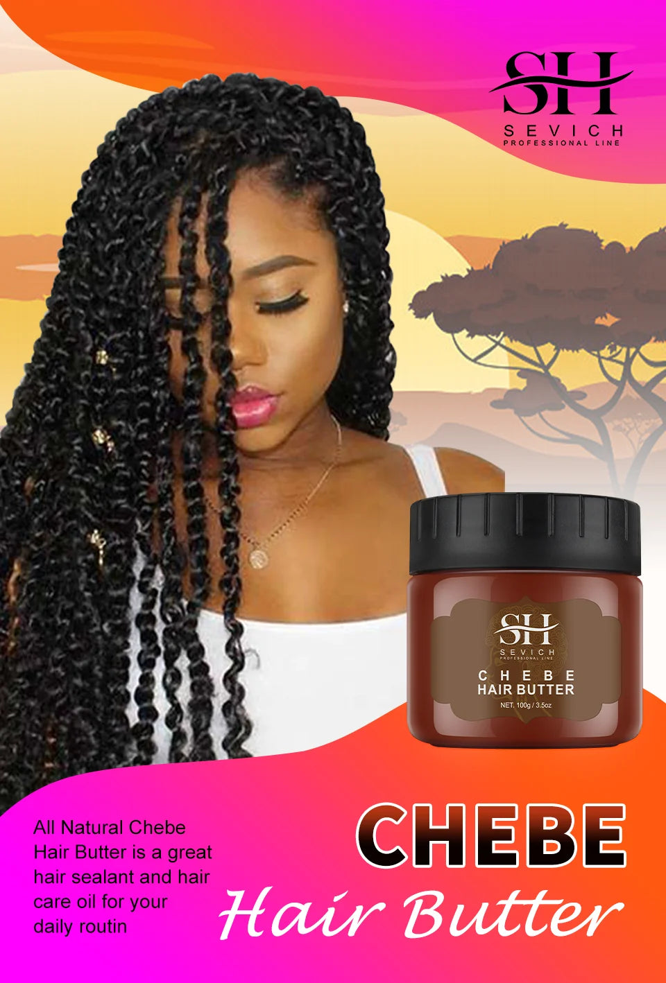 Fast Hair Growth Oil African Crazy Traction Alopecia Chebe Hair Mask Anti Hair Break Hair Strengthener Hair Loss Treatment Spray - NamafadStore