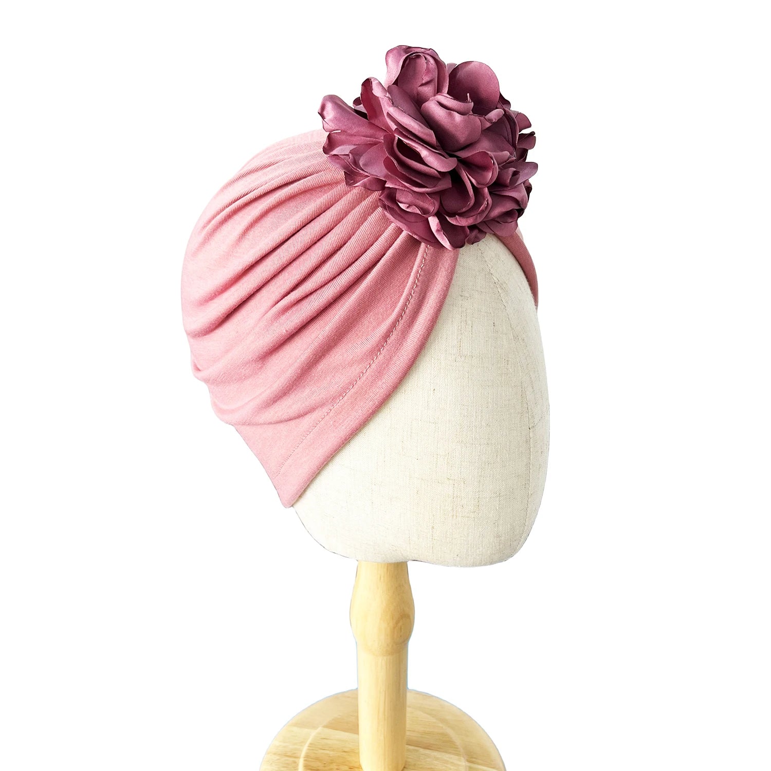 Women's Hijabs Turban African Head Wraps Flower Stretch Turban Headwrap Beanie Hat Mujer Bandanas Chemo Cap Head Cover Headpiece - NamafadStore