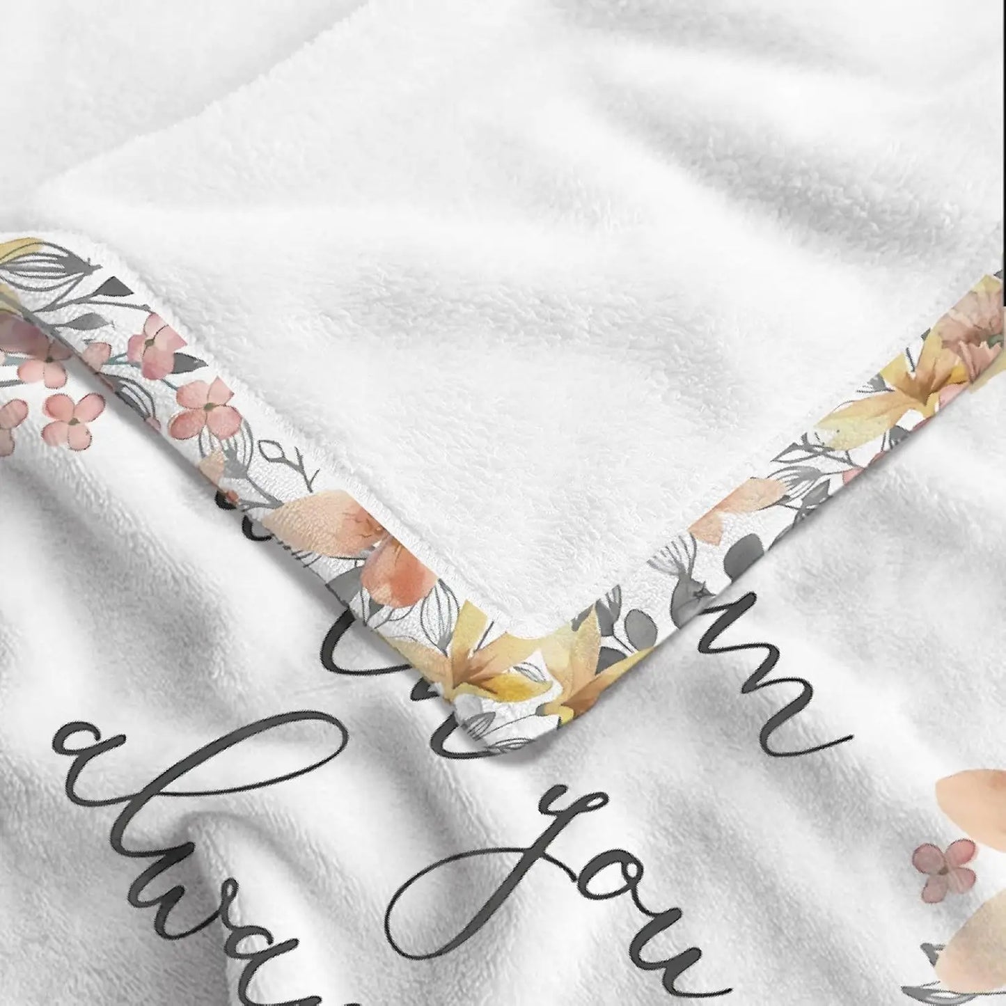 “I Am With You Always” Bible Verse Blanket – Soft Christian Fleece Throw