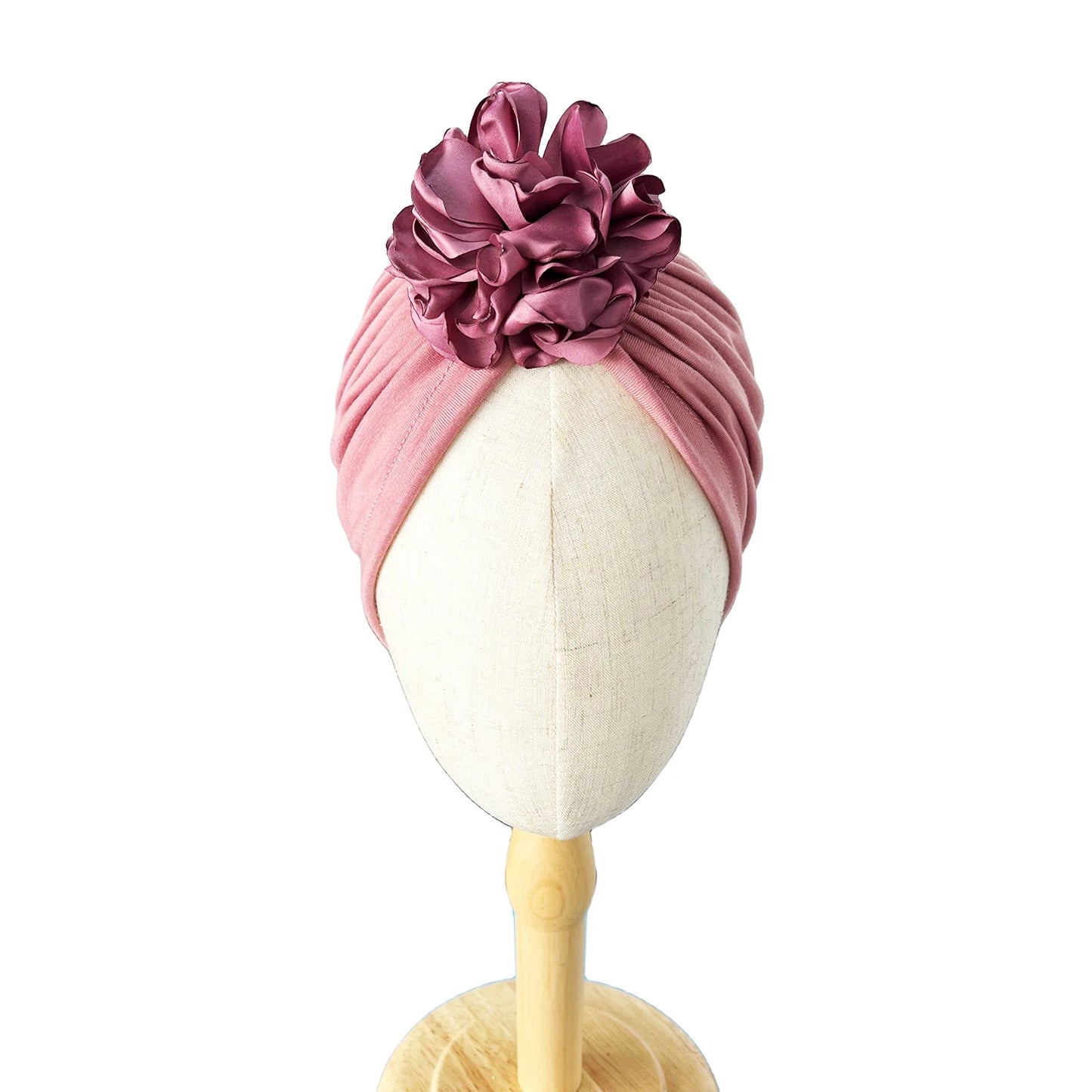 Women's Hijabs Turban African Head Wraps Flower Stretch Turban Headwrap Beanie Hat Mujer Bandanas Chemo Cap Head Cover Headpiece - NamafadStore