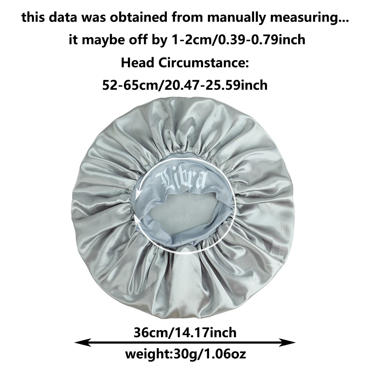 1PC Constellation Print Satin Sleep Bonnet with Wide Band Soft Wrap Comfortable Cap for Daily Use Makeup & Face Washing - NamafadStore