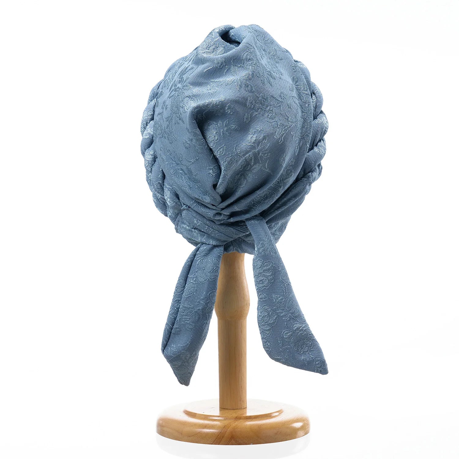 Solid Color Double Braids Turban Caps for Women Fashion Women Muslim Wrap Head Bonnet Headwear Braid Hat Turbante Mujer - NamafadStore