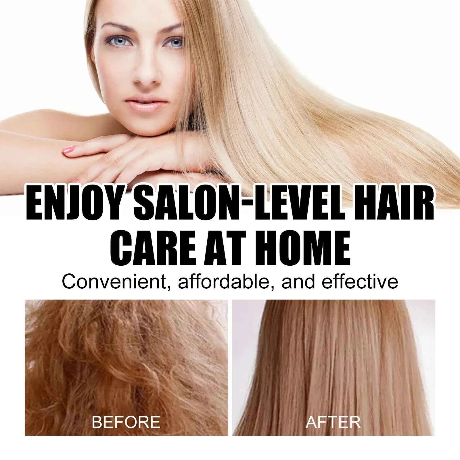 Keratin Hair Care Cream 8 Seconds Hair Mask Improves Frizzy Tangled Prevents Breakage and Splitting Hair Care Product