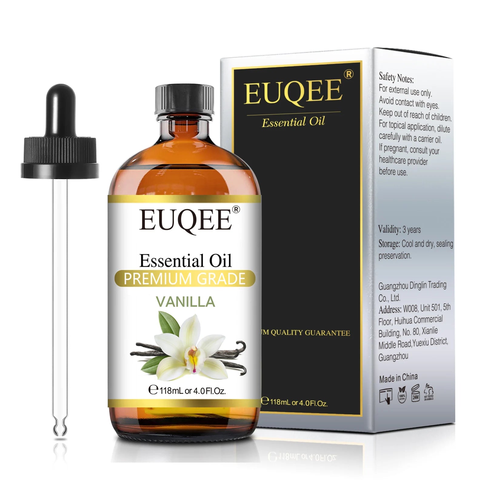 EUQEE 4 Fl Oz Essential Oils for Aromatherapy Humidifiers Aromatic Diffuser Making Scents Candle Handmade Soap Home Fragrance - NamafadStore