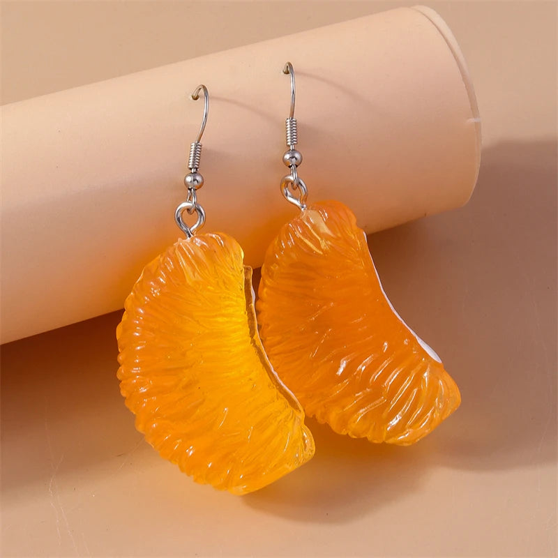 Sweet Food Cake Drop Earrings for Women Girls Party Holiday Jewelry Gifts