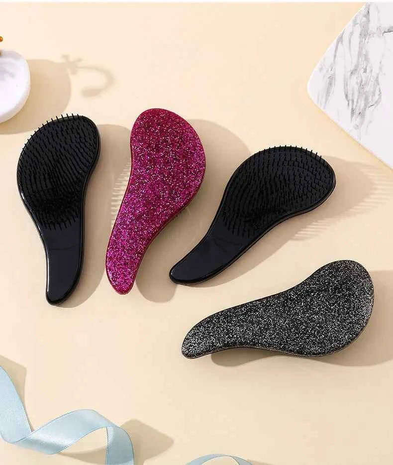 Magic Handle Detangle Hair Comb Shower Massage Hairbrush Comb Anti Static Massage Hair Brush Tangle Woman Salon Hair Accessories