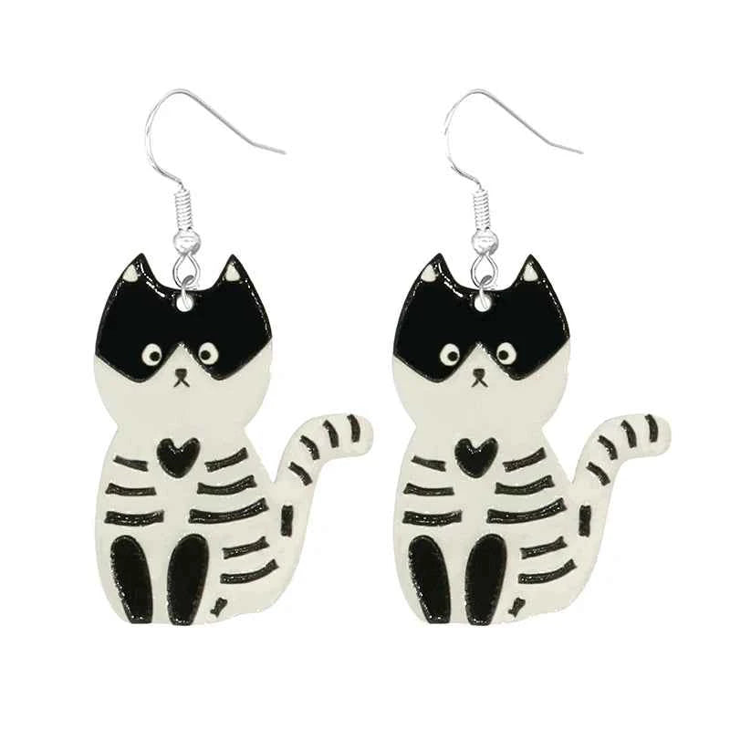 Earring For Women Resin Drop Funny Custom Cute Girls Gift Eardrop Kids Animal Duck Rabbit Flamingo Bird Jellyfish Cat