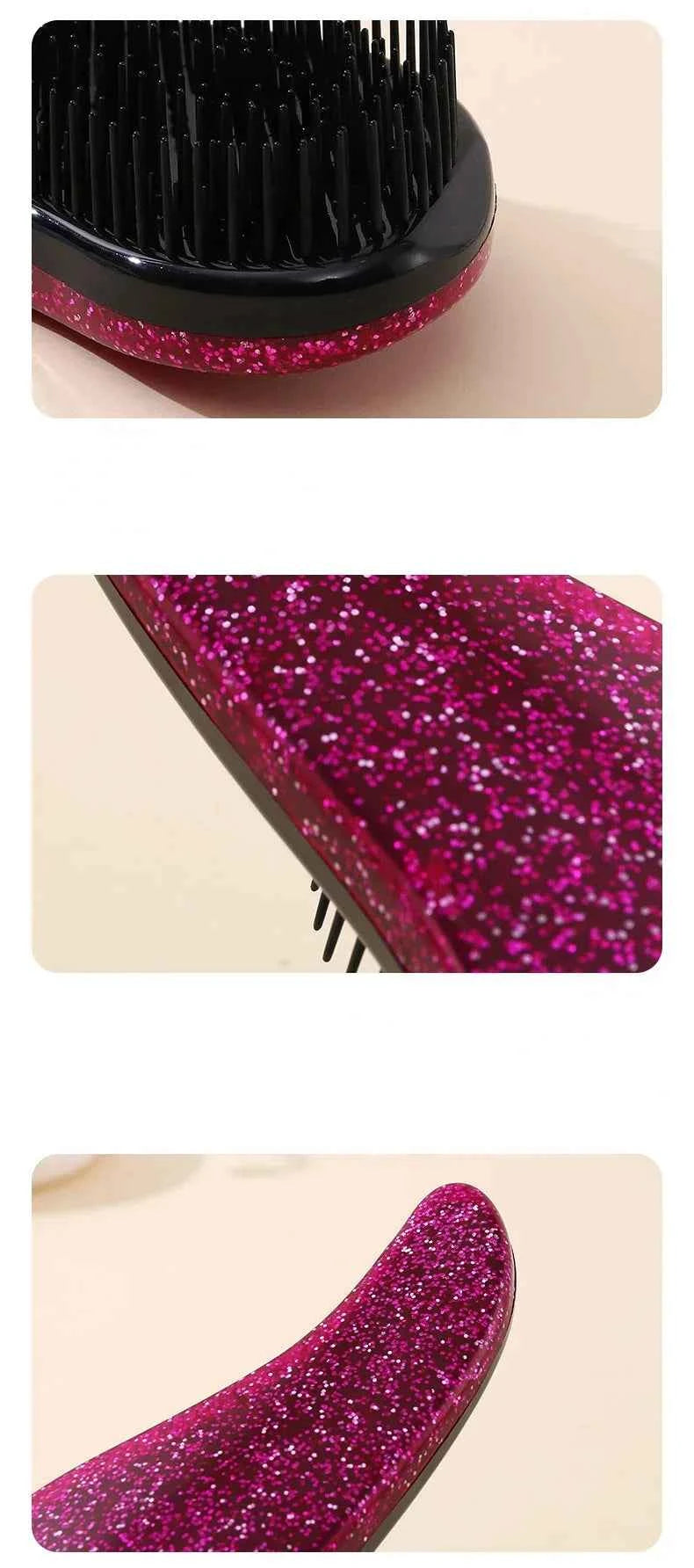 Magic Handle Detangle Hair Comb Shower Massage Hairbrush Comb Anti Static Massage Hair Brush Tangle Woman Salon Hair Accessories