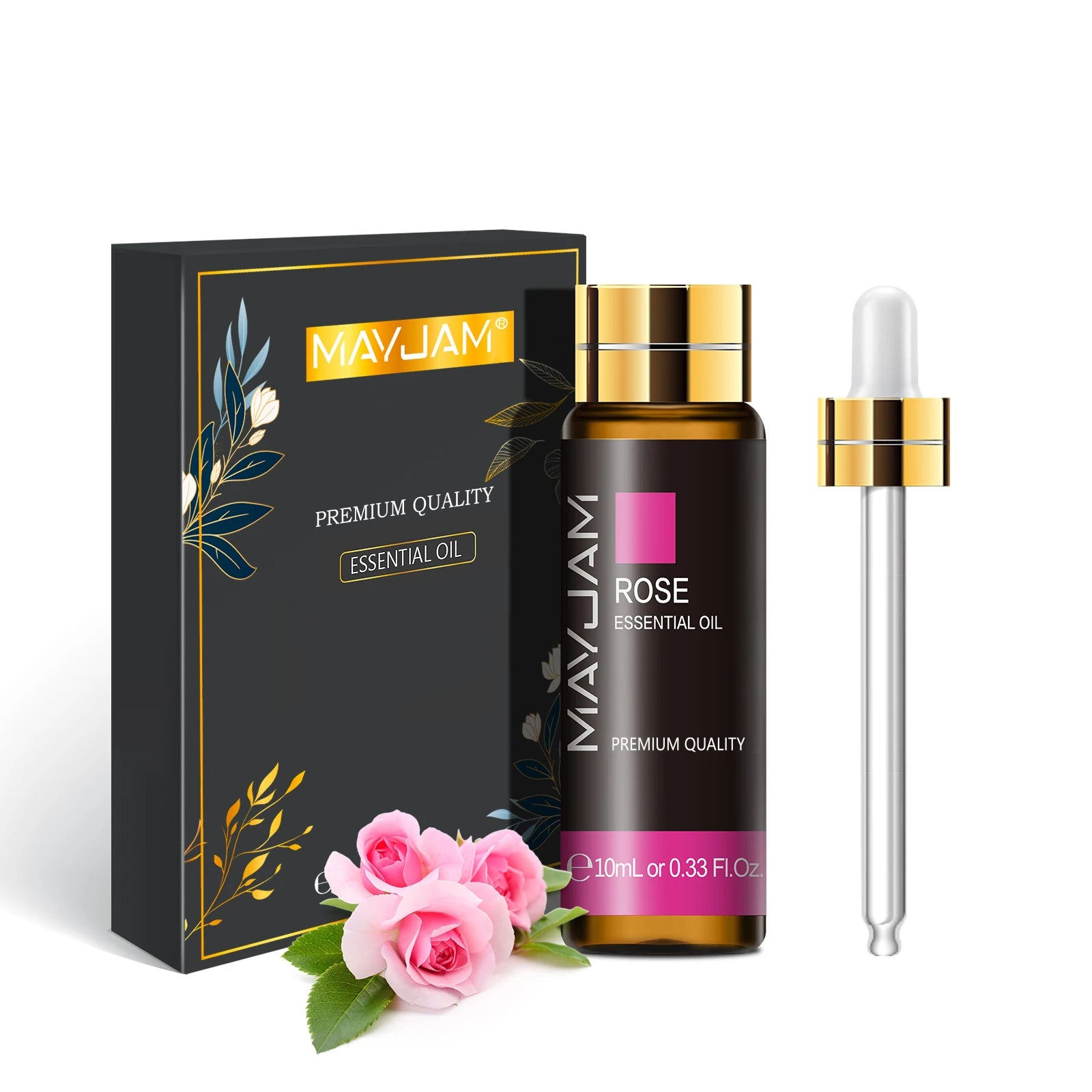 MAYJAM 10ml Pure Essential Oil Lavender Eucalyptus Vanilla Sandalwood Jasmine Bergamot Lemongrass Cinnamon Grapefruit 1pc - NamafadStore