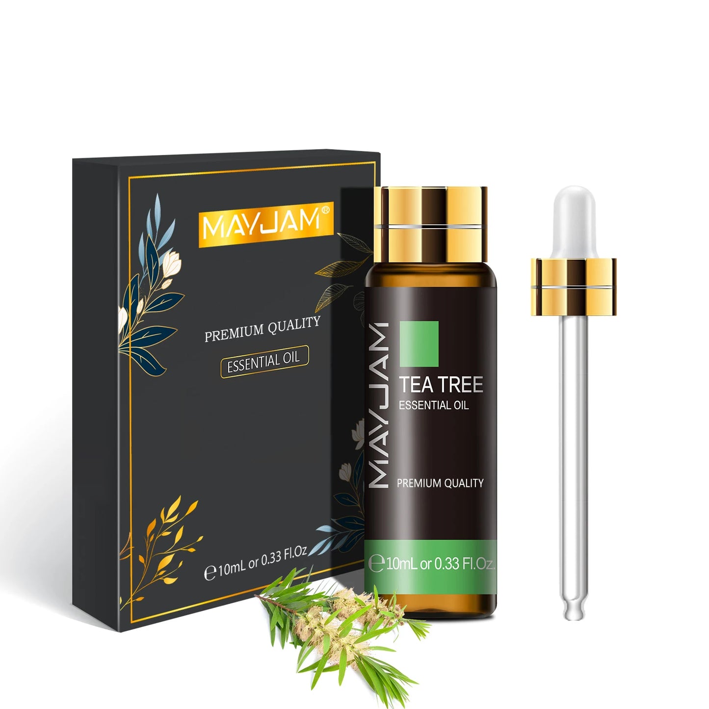 MAYJAM 10ml Pure Essential Oil Lavender Eucalyptus Vanilla Sandalwood Jasmine Bergamot Lemongrass Cinnamon Grapefruit 1pc - NamafadStore