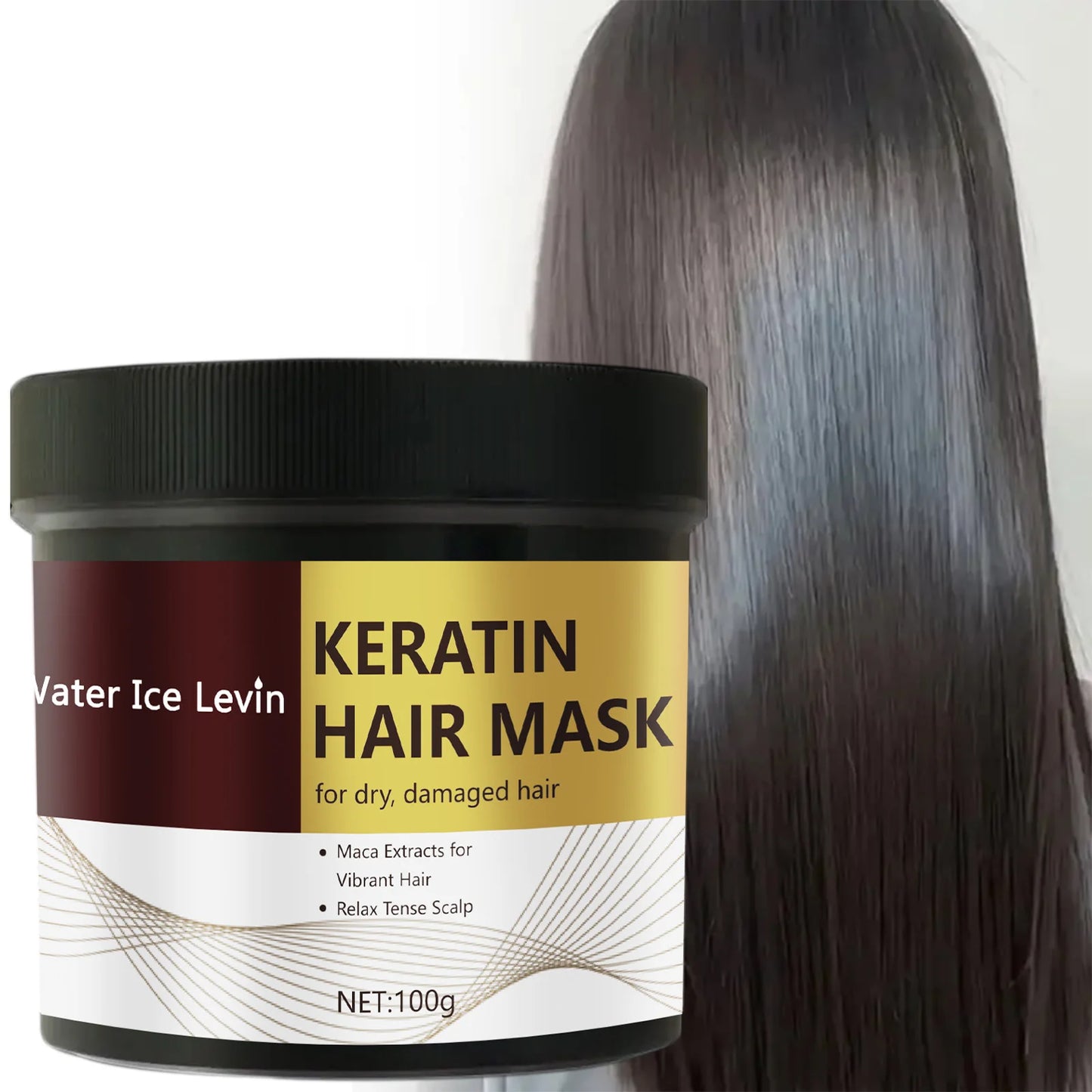 Magical Keratin Hair Mask 5 Seconds Fast Repair Damaged Frizzy Hair Soft Smooth Shiny Straightening Deep Moisturizing Hair Care - NamafadStore