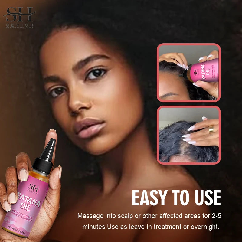 100% Pure Batana Oil From Honduras Natural Batana Butter For Hair Growth Alopecia Areata Hair Loss Treatment For Men & Women - NamafadStore