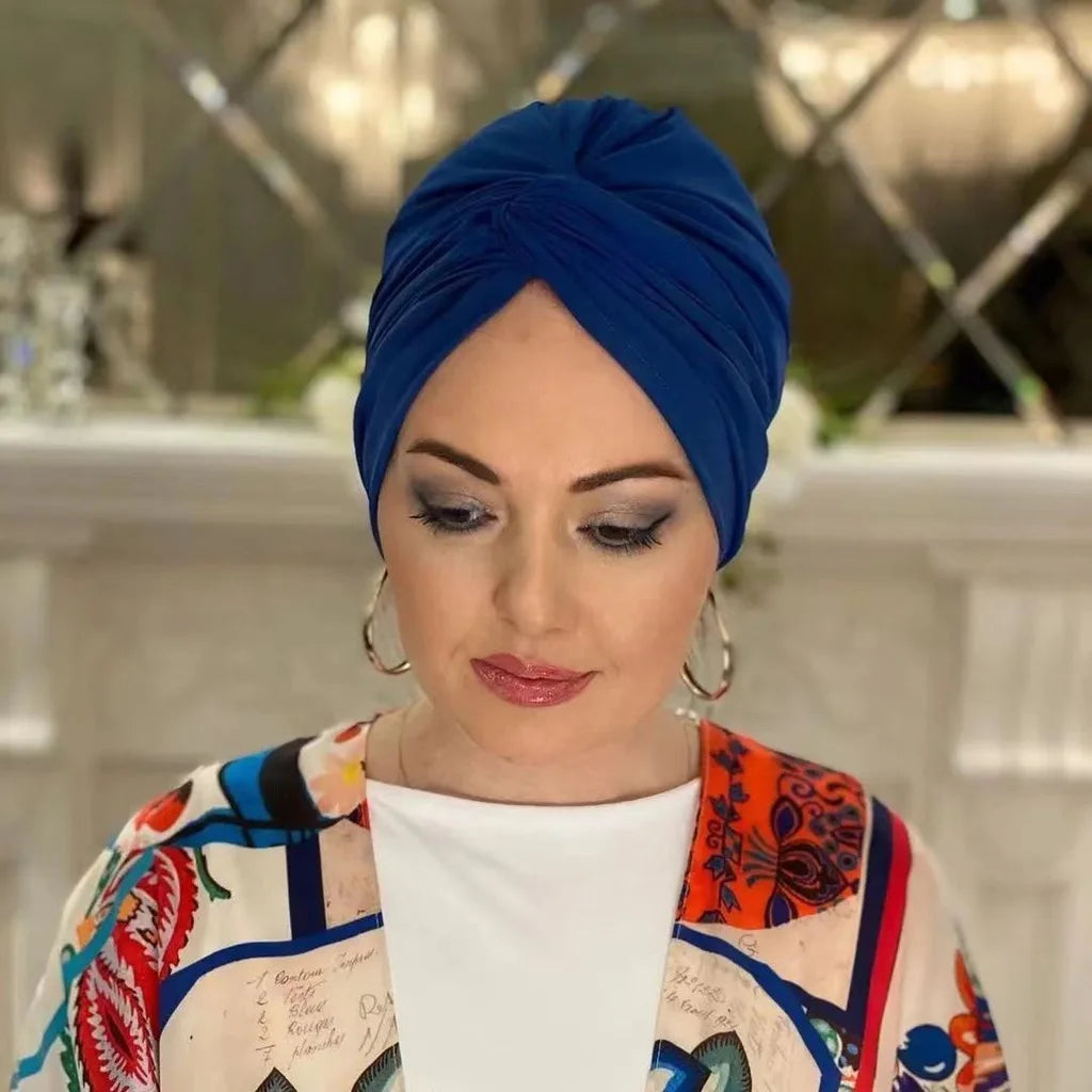 Muslim Black Hijab Cap Undercap Abaya Hijabs For Woman Islamic Abayas Jersey Instant Wrap Women Crinkle Arabic Modal Silk Caps - NamafadStore