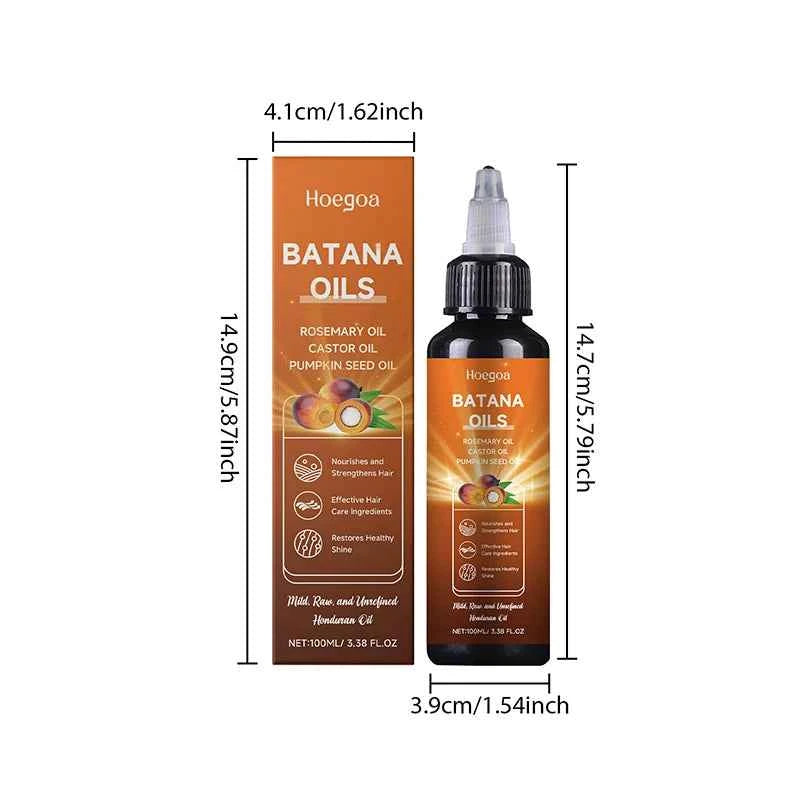 Batana Hair Oil Nourishes hair follicles and smoothen hair with nourishing hair oil
