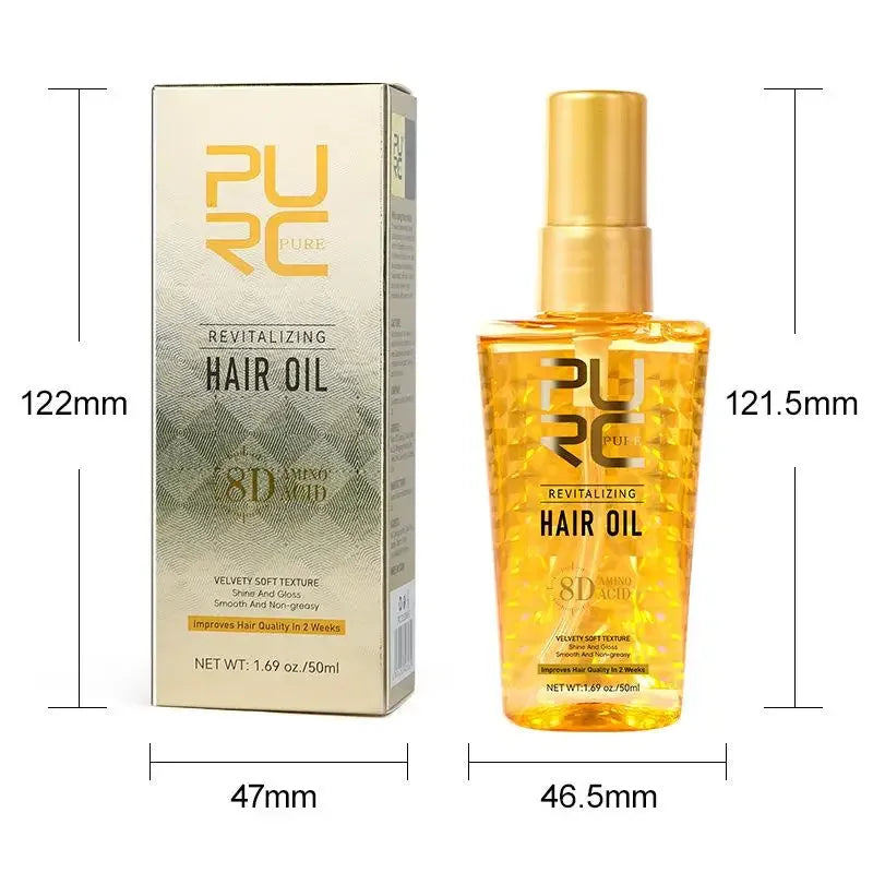 PURC Morocco Oil Nourishing Hair Oil Smoothing Shine Soft Hair Serum Repair Damaged Frizz Dry Hair Treatment Hair Care New
