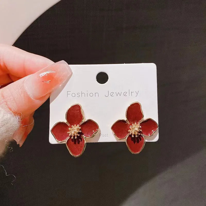 New Fashion Fruit Transparent Pearl Colored Lemon Earrings  Y2k for Girls Women Children Party Birthday Gift Lovely Jewelry