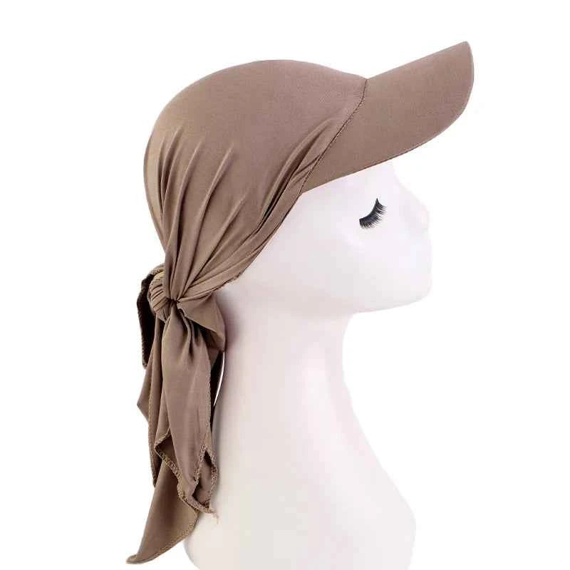 New Instant Hijabs Hijab Cap for Women Bonnet Voile Muslim Sun Hats Scarf Wrap Baseball Caps Bandana Hijab Bonnet Turban
