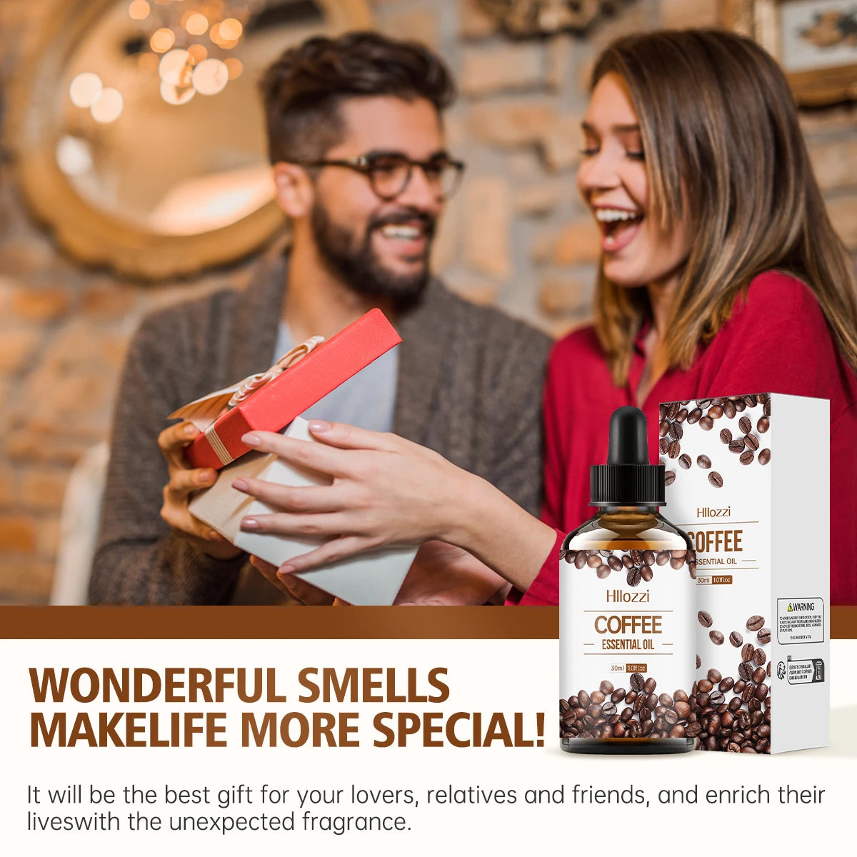 30ml/1.01fl.oz Coffee essential oil for skin, hair, nails and eyelashes, moisturizing, nourishing, suitable for all skin types - NamafadStore