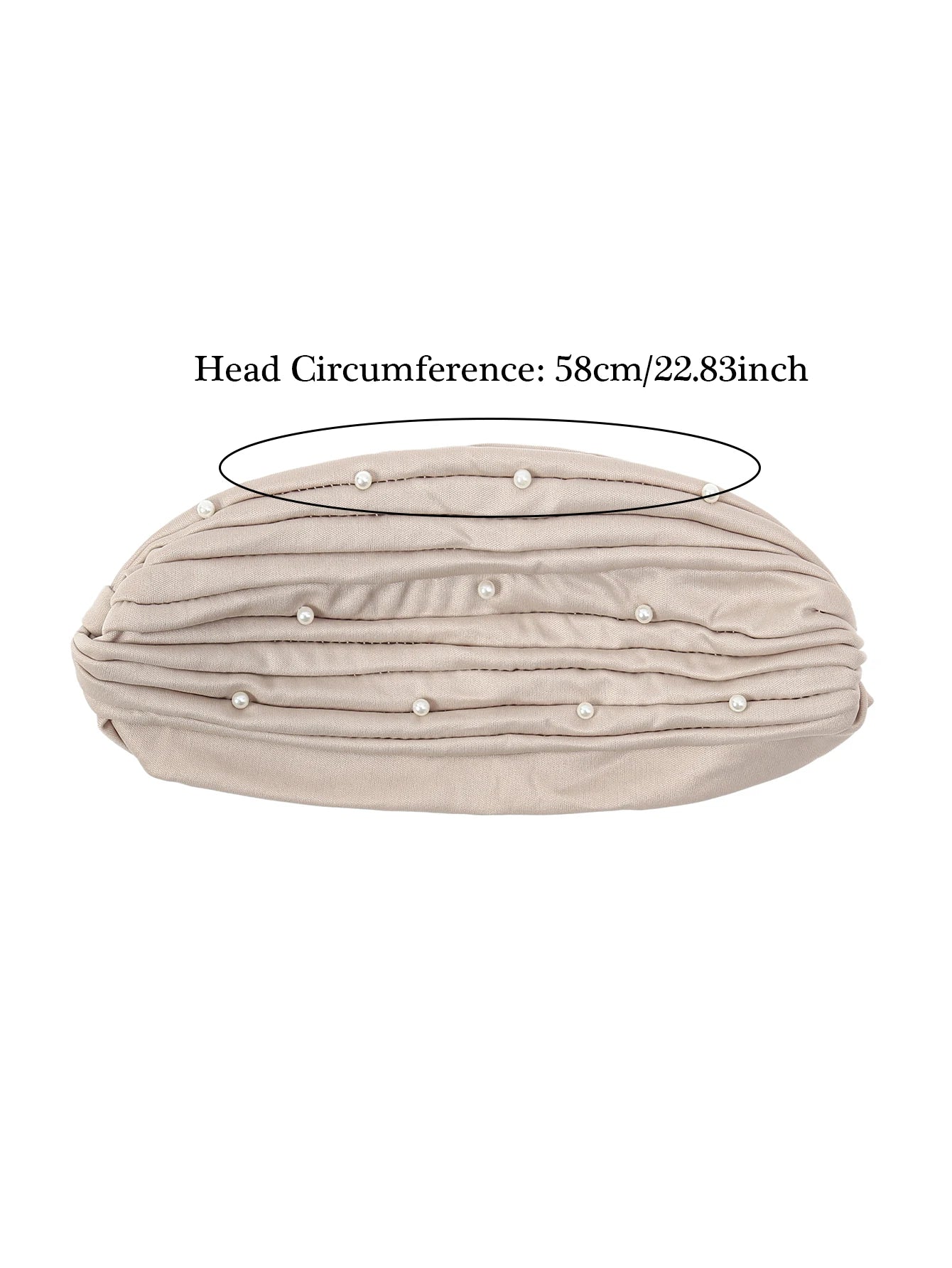 Solid Color Pearl Crinkle Women Muslim Hijab Caps Wrap Head Soft Elastic Ladies Turban Bonnet Islamic Clothing Accessories - NamafadStore