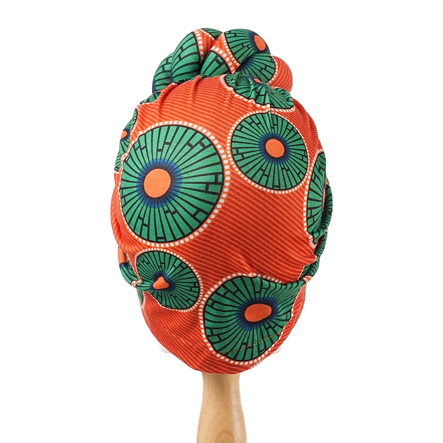 Pre-made Knot Turban, African Print Head Bonnet For Women's, Party Headwear - NamafadStore