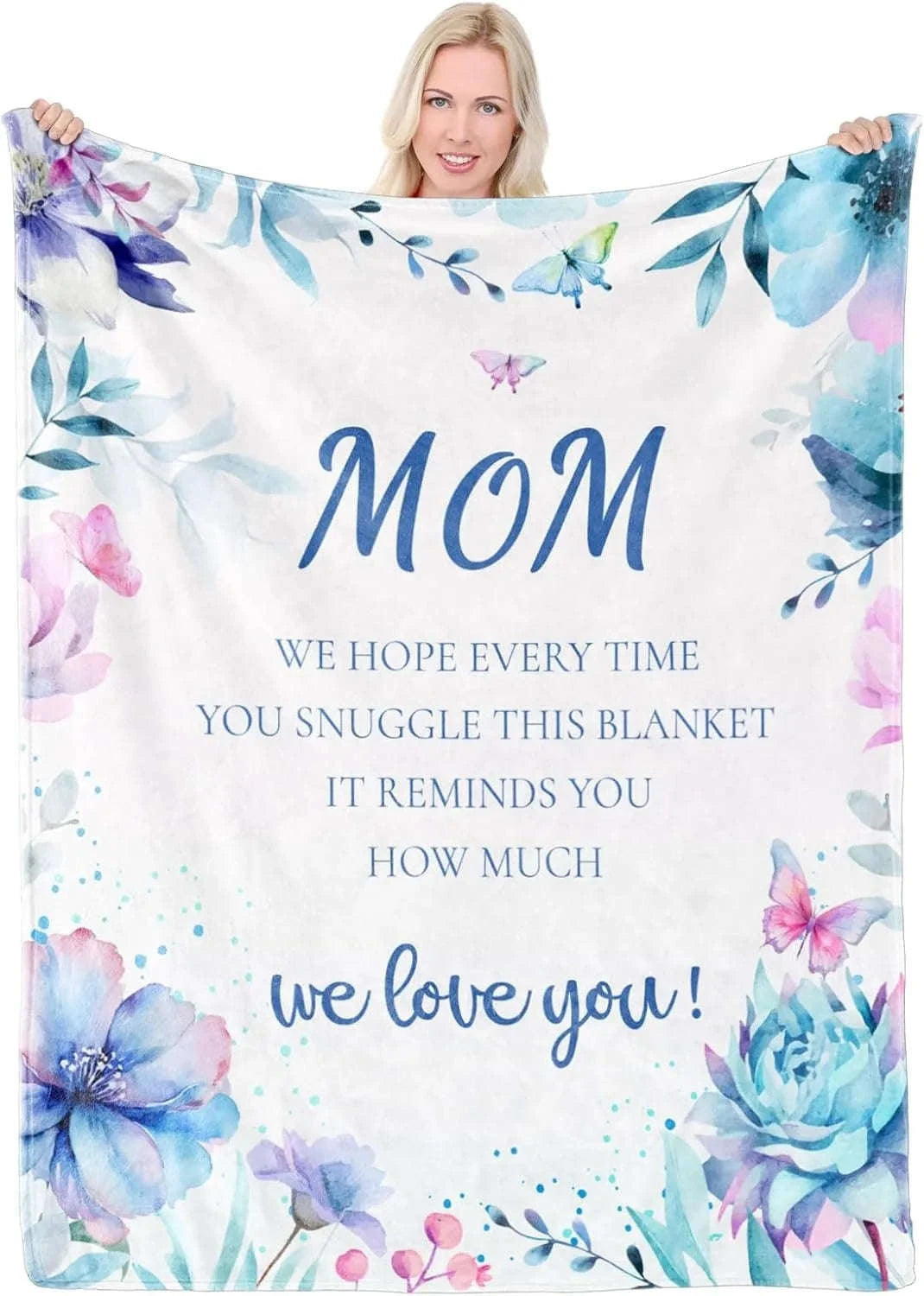 Perfect Gift to Mom Peace Blanket for Anniversary Birthday Mothers Day Fathers day for Mom Dad Wife Sister Grandma Abuela Throw Namahfad