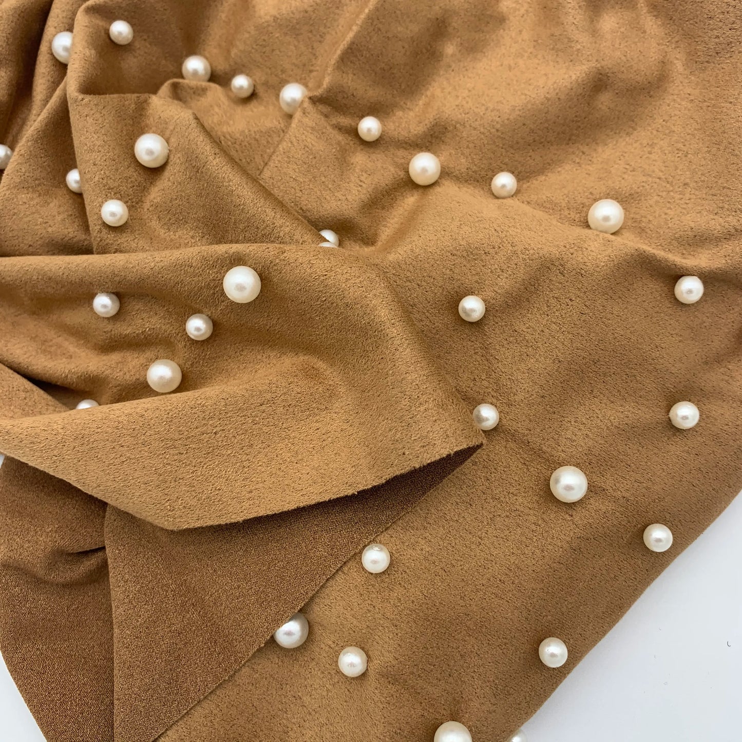 2024 Suede Twisted Turban Cap for Women Beading Head Wraps Bonnet Muslim Headscarf Hat Lady Wrap Head Scarf - NamafadStore