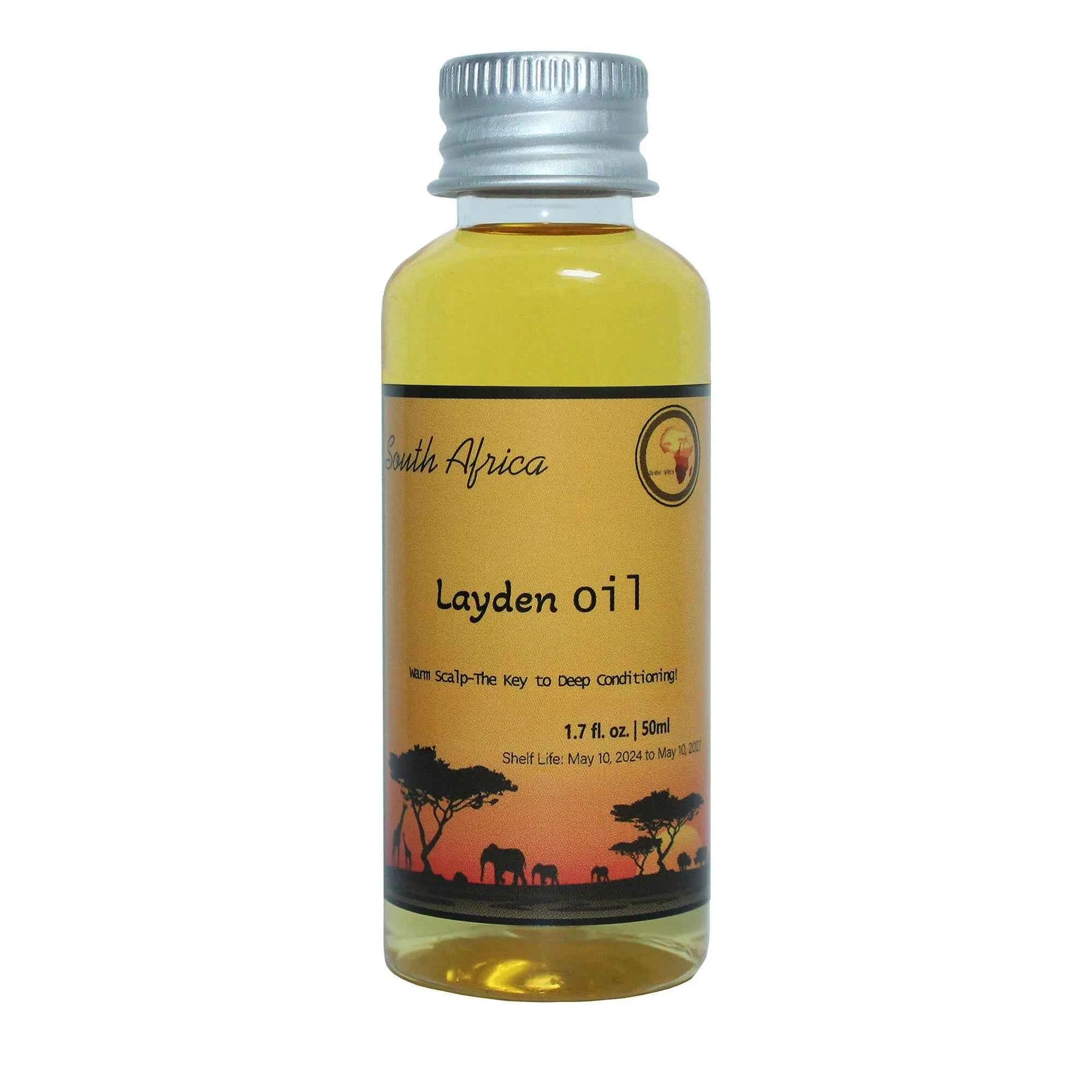 Artisanal African Traditional Layden Nourish Oil 50 ml Locks in Moisture Scalp & Hair Roots Strengthening - NamafadStore