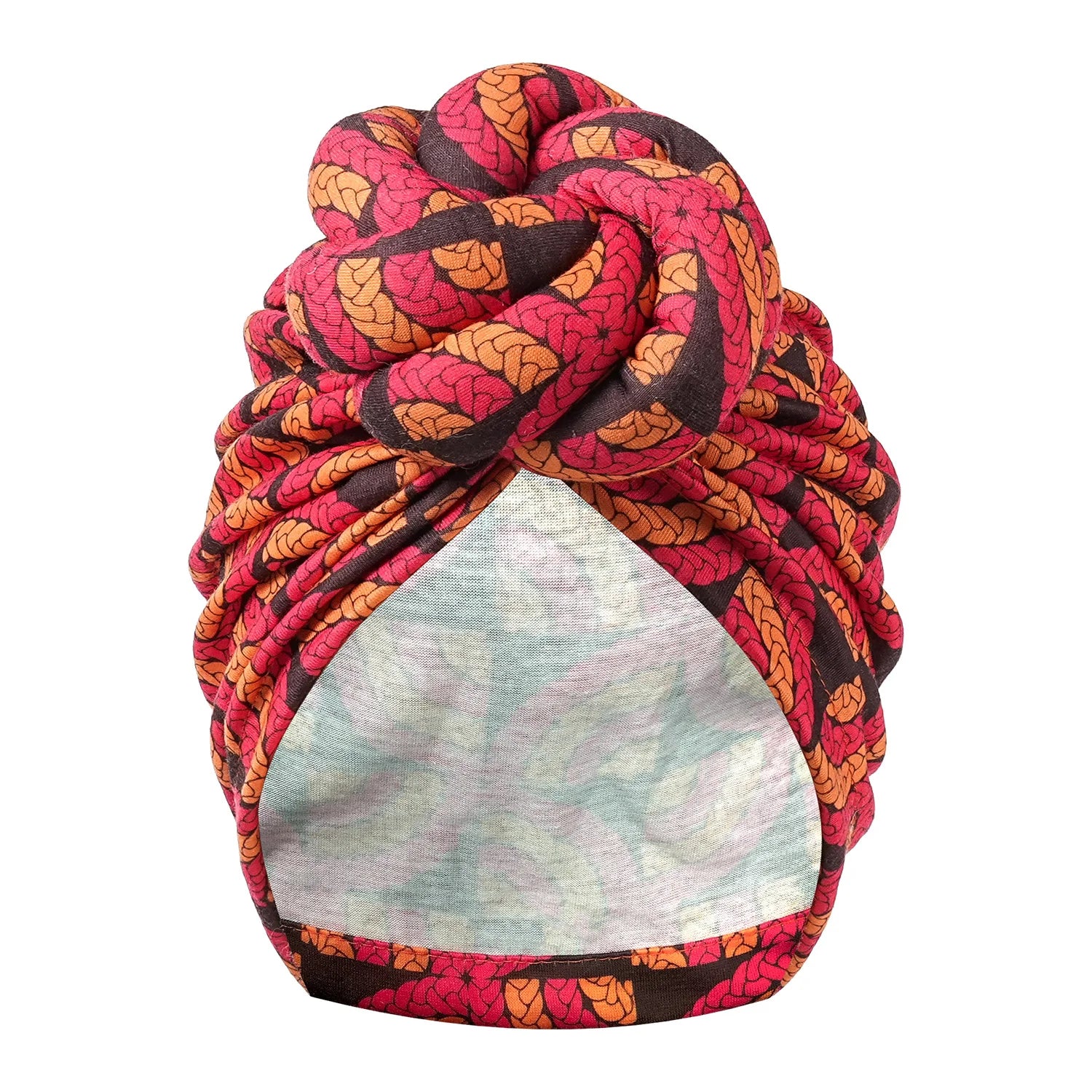 Pre-made Knot Turban, African Print Head Bonnet For Women's, Party Headwear - NamafadStore