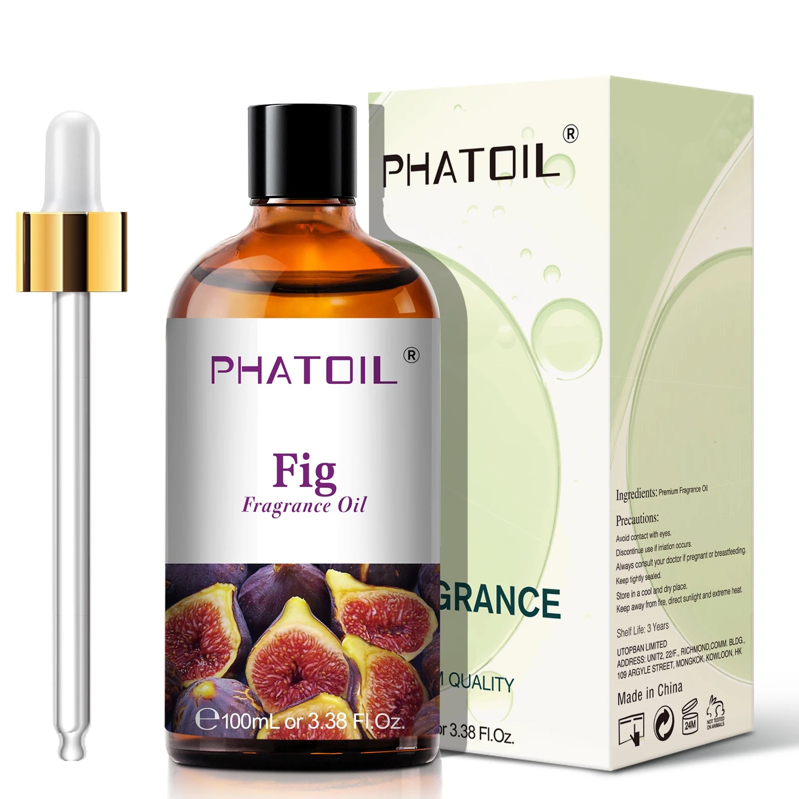PHATOIL 100ml Sweet Fruity Fragrance Oil for Diffuser Candles Making -Coconut & Vanilla Strawberry Lemon Peach Pear Aroma Oil - NamafadStore