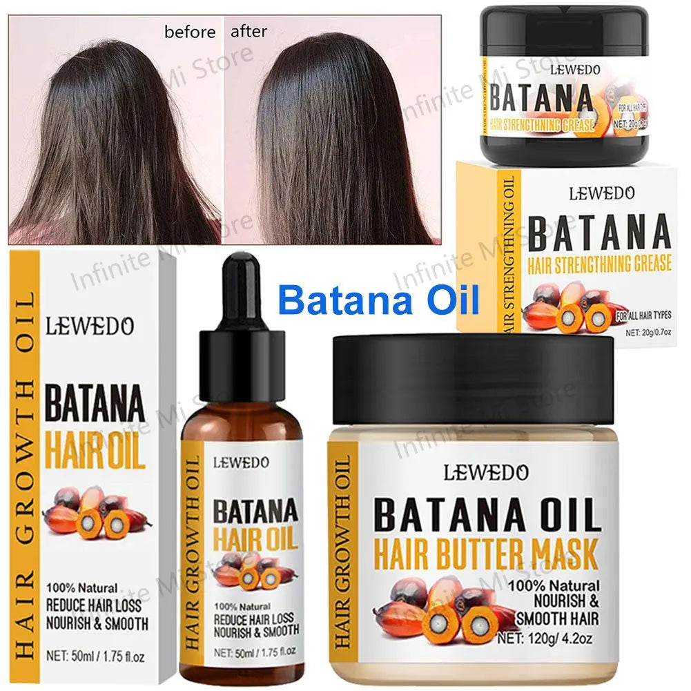 Natural Batana Oil For Healthy Hair Treatment Oil Enhances Hair For Men Women Enhances Anti Hair Break Hair Conditioner - NamafadStore