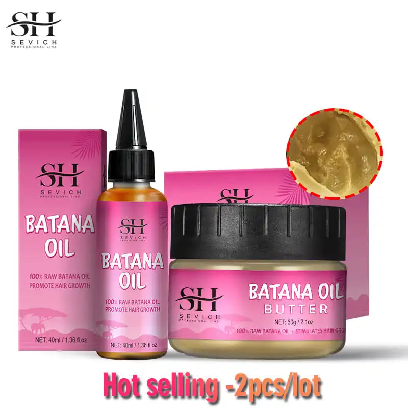 100% Pure Batana Oil From Honduras Natural Batana Butter For Hair Growth Alopecia Areata Hair Loss Treatment For Men & Women - NamafadStore