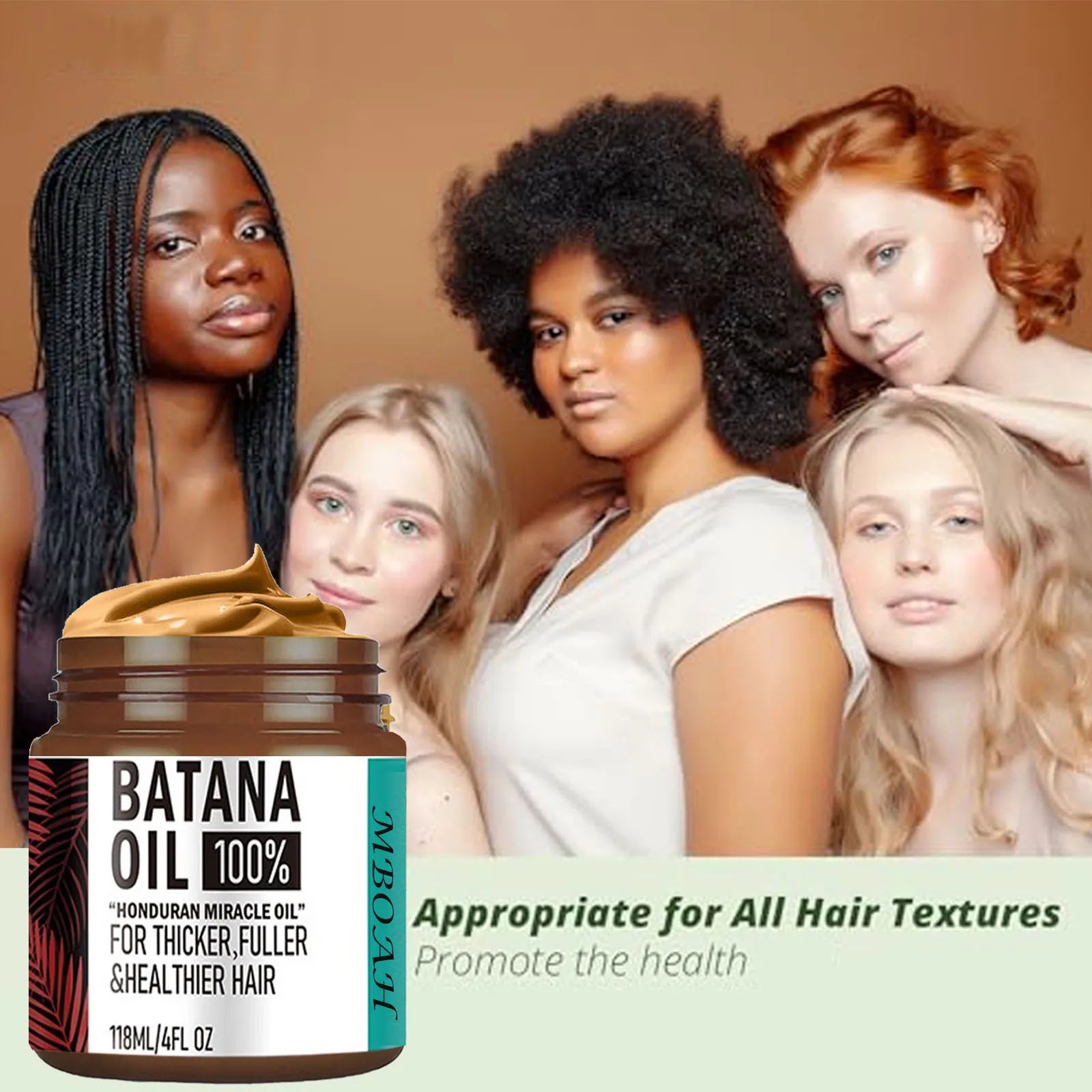 100% Unrefined Batana Oil Hair Conditioner- Get Fuller, Thicker, Healthier Hair Conditioner Haircare Silky Hair Nutrition - NamafadStore