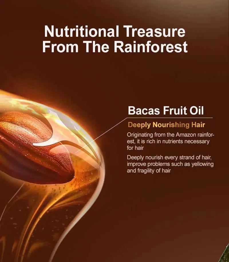 PURC Hair Mask Batana Oil Smoothing Straightening Repair Damaged Hair Anti-Frizz Nourish Shine Hair Treatment Hair Care Products