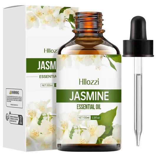 Jasmine essential oil for body massage, aromatherapy diffuser, facial skin care, spa, long-lasting fragrance. - NamafadStore