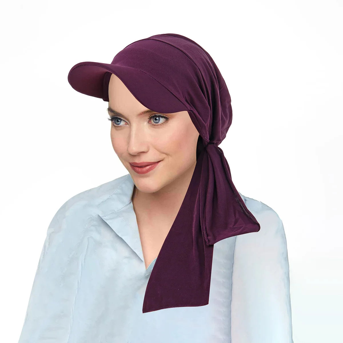 Fashion Muslim Floral Print Hijab Turban Hat for Women Visor Baseball Cap Sun Hats Headscarf Scarf Brim Femme Scarves Bandanas