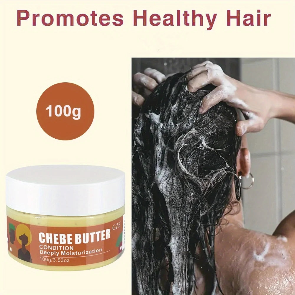 GZE Chebe Butter Condition Deeply Moisturization Hair Growth Repair Damaged Hair Super Smooth African Regrowth Anti Hair Loss - NamafadStore
