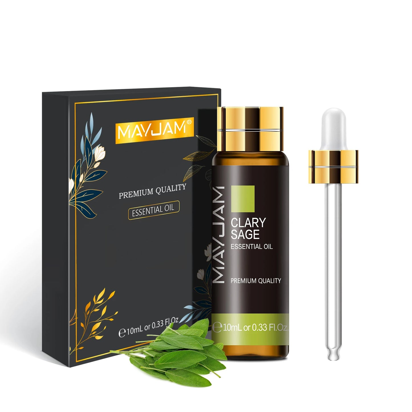 MAYJAM 10ml Pure Essential Oil Lavender Eucalyptus Vanilla Sandalwood Jasmine Bergamot Lemongrass Cinnamon Grapefruit 1pc - NamafadStore