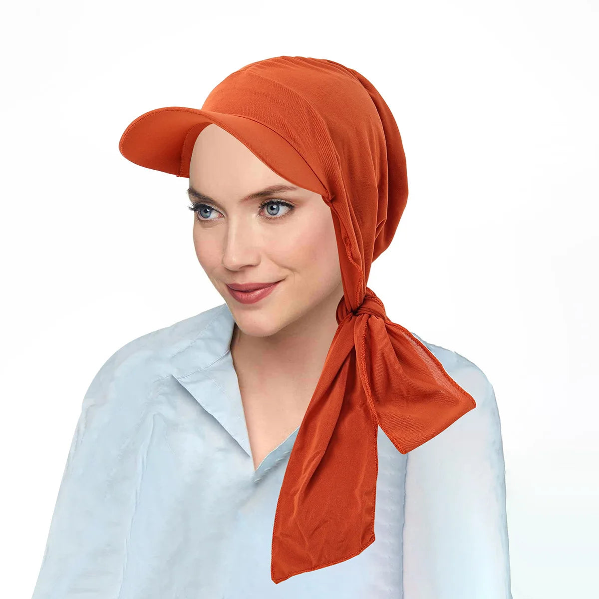 Fashion Muslim Floral Print Hijab Turban Hat for Women Visor Baseball Cap Sun Hats Headscarf Scarf Brim Femme Scarves Bandanas