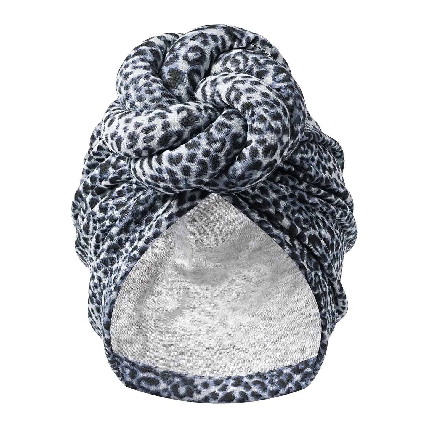 New African Turban for Women Large Flower Stretch Turban Headwrap Beanie Hat Ladies Turbante Mujer Bandanas Chemo Cap Head Cover - NamafadStore