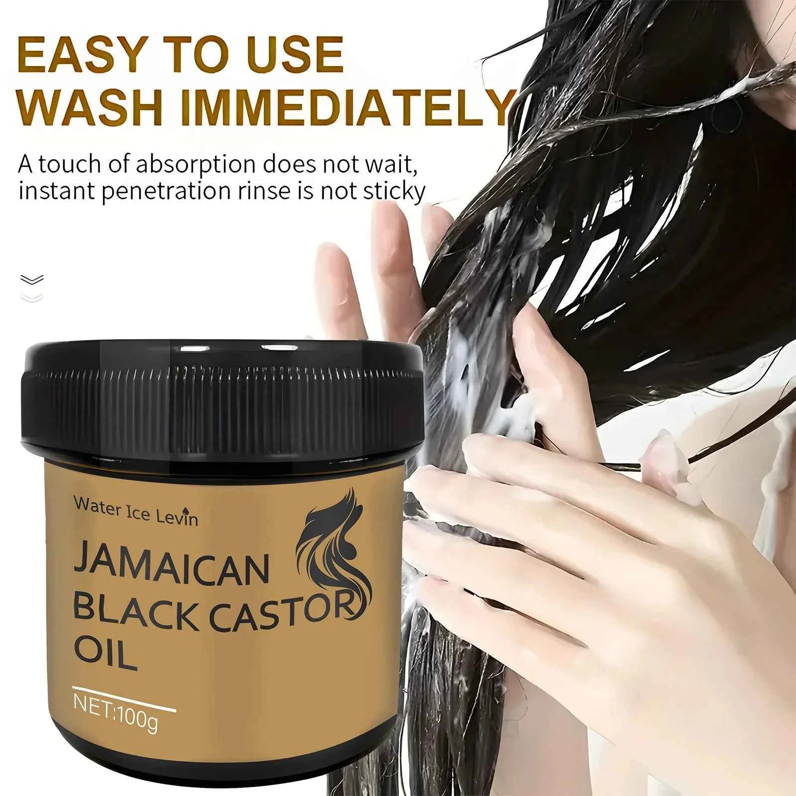 Jamaican Black Castor Oil Hair Care Essence Dry Hair Repair Boost Oil Nourishing Formula Black Castor Hair Oil Hair Growth Oil - NamafadStore