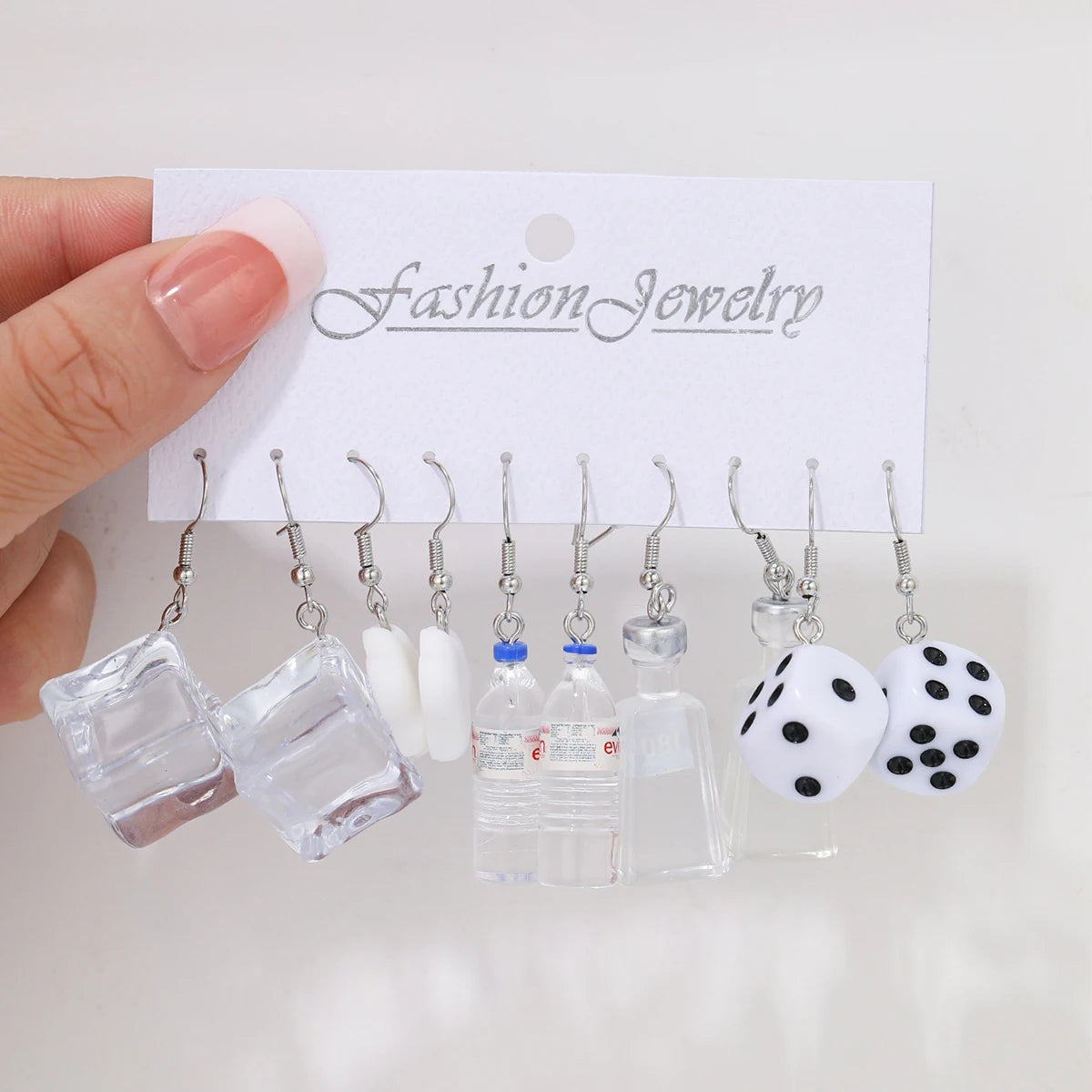 Fashion Cartoon Colorful Design Earrings Set for Women Cute Food Drink Animal Dopamine Dangle Earring Trendy Girls Jewelry Gifts