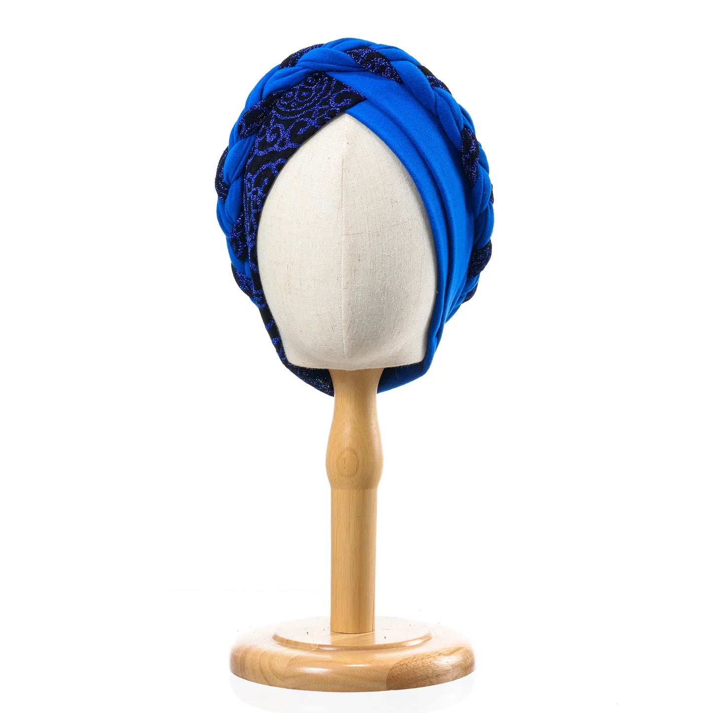 2024 Head Scarf for Muslim Women Turban Cap Ladies Islamic Print Bonnet Hat Braid Headband Turbante Mujer Beanies Hats - NamafadStore