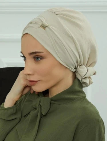 Muslim Solid Instant Turban Hat Hijab Women Caps Islamic Bandana Bonnet Fashion - NamafadStore