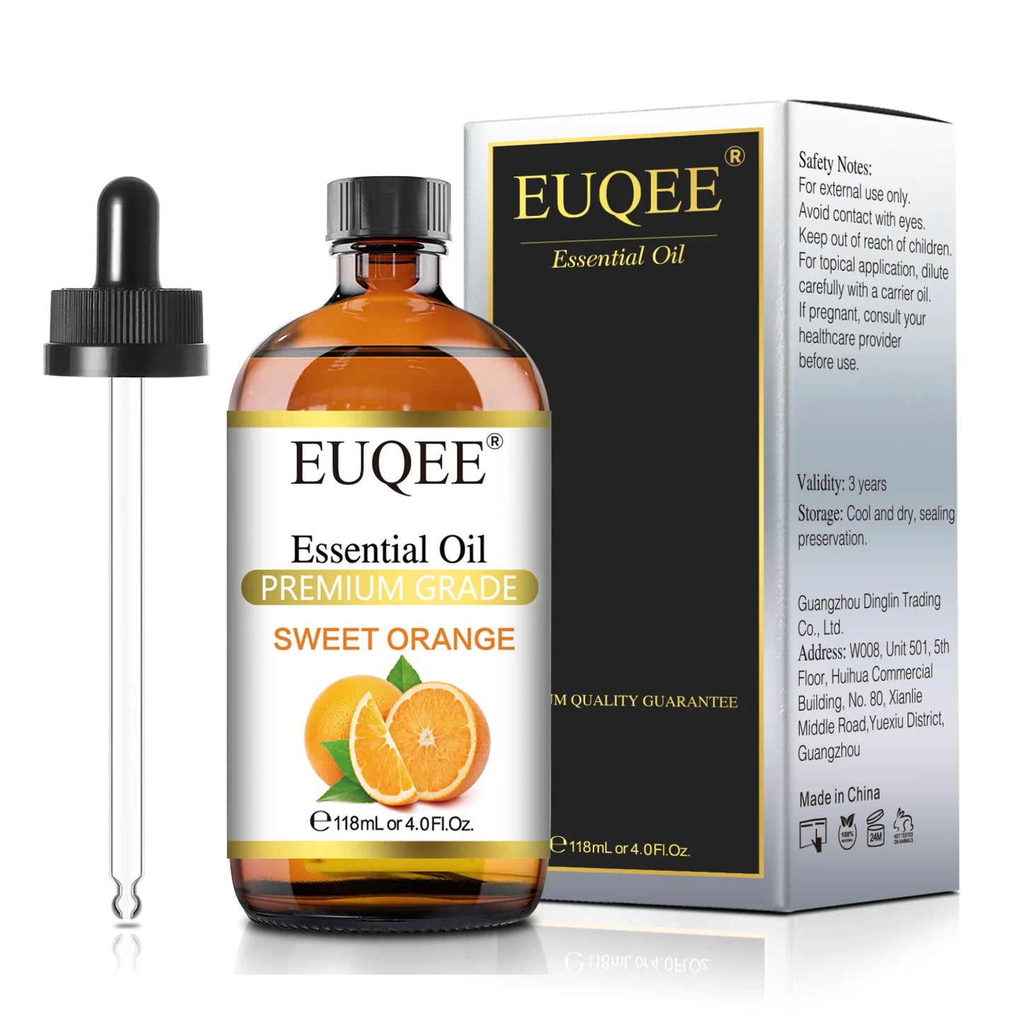 EUQEE 4 Fl Oz Essential Oils for Aromatherapy Humidifiers Aromatic Diffuser Making Scents Candle Handmade Soap Home Fragrance - NamafadStore