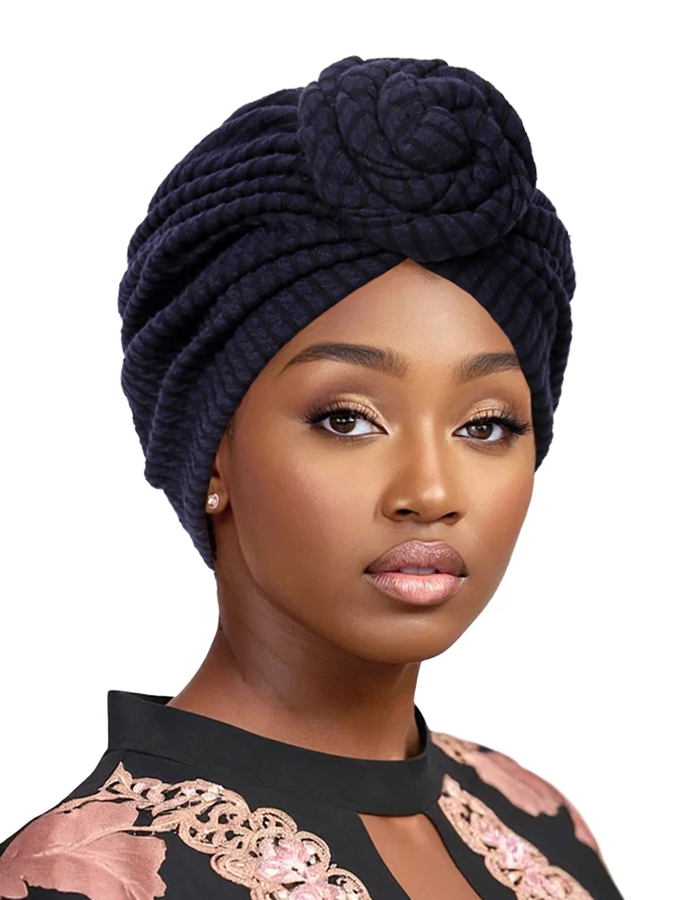 Fashion Women Turban Hijab Hats African Head Wraps Soft Elastic Muslim Hats Breathable Chemo Cap For Women Girls - NamafadStore