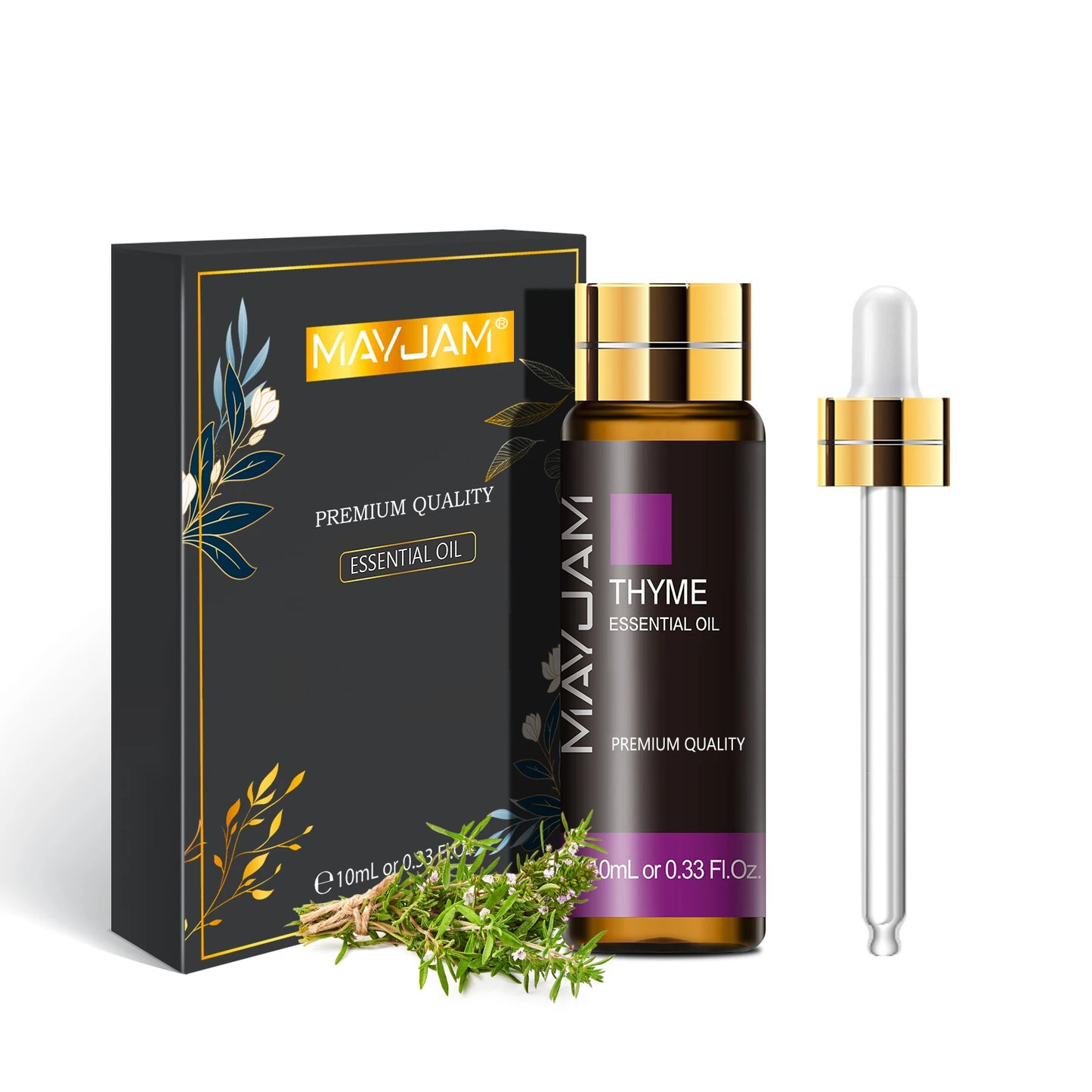 MAYJAM 10ml Pure Essential Oil Lavender Eucalyptus Vanilla Sandalwood Jasmine Bergamot Lemongrass Cinnamon Grapefruit 1pc - NamafadStore