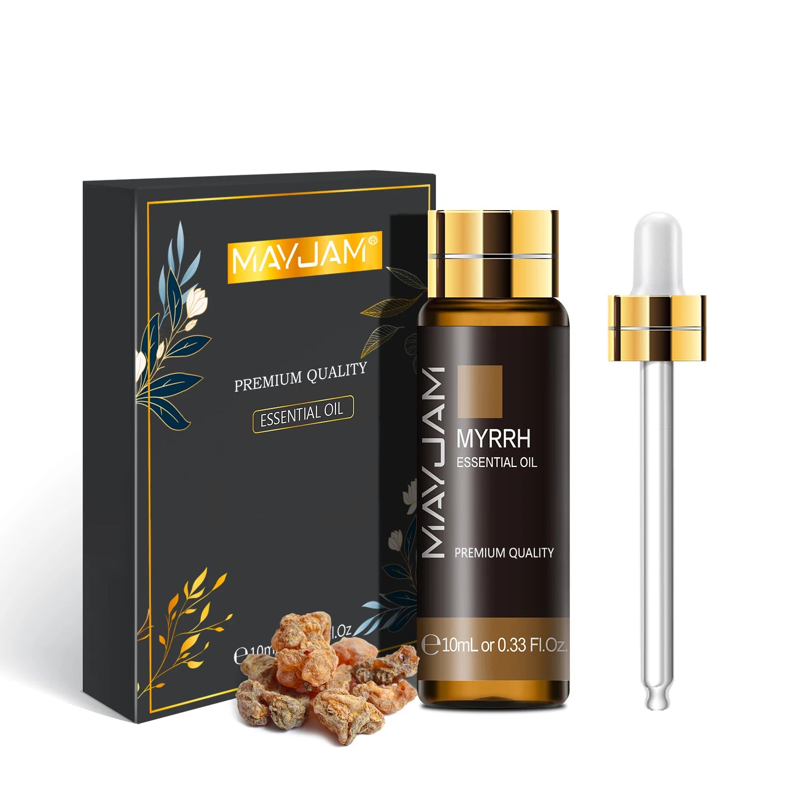 MAYJAM 10ml Pure Essential Oil Lavender Eucalyptus Vanilla Sandalwood Jasmine Bergamot Lemongrass Cinnamon Grapefruit 1pc - NamafadStore